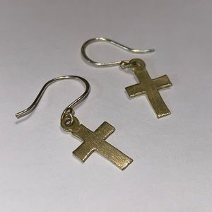 Dangle Earrings - Cross